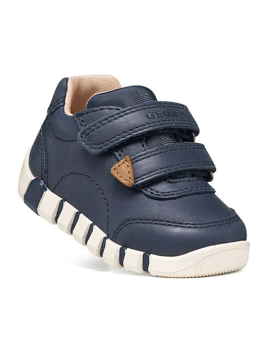 Kids Sneakers High Anatomic with Hoop & Loop Closure Orange
