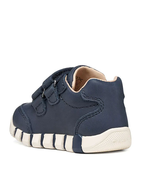 Kids Sneakers High Anatomic with Hoop & Loop Closure Orange