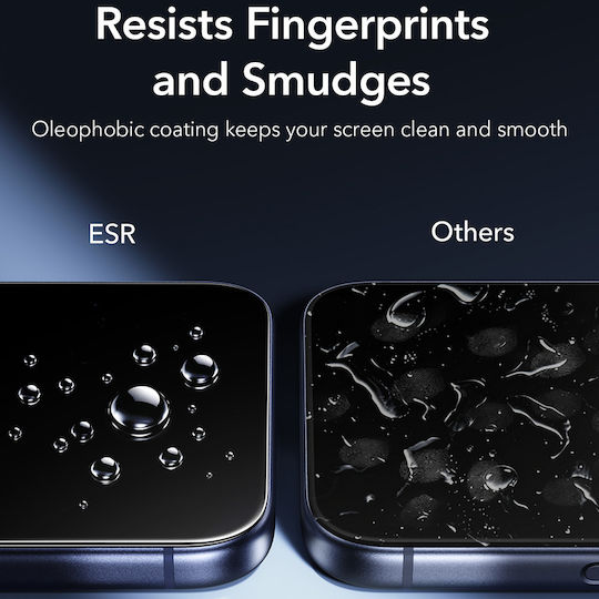 Esr Armorite Προστατευτικό Οθόνης Ultrafit 2 Τεμάχια Iphone 18 Pro Iphone 17 Pro Μαύρο