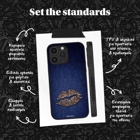 Sonique Diva Series Handyhülle Motorola Moto G53 5G Denim Leopard