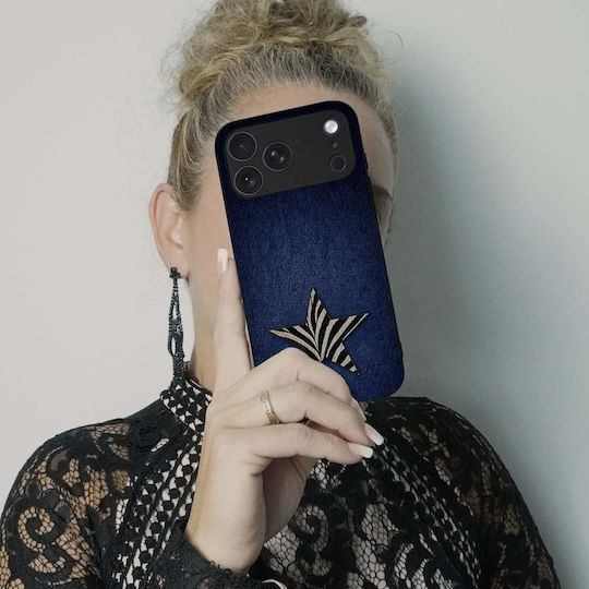 Sonique Diva Series Handyhülle Motorola Motorola Razr 50 Ultra Denim Zebra