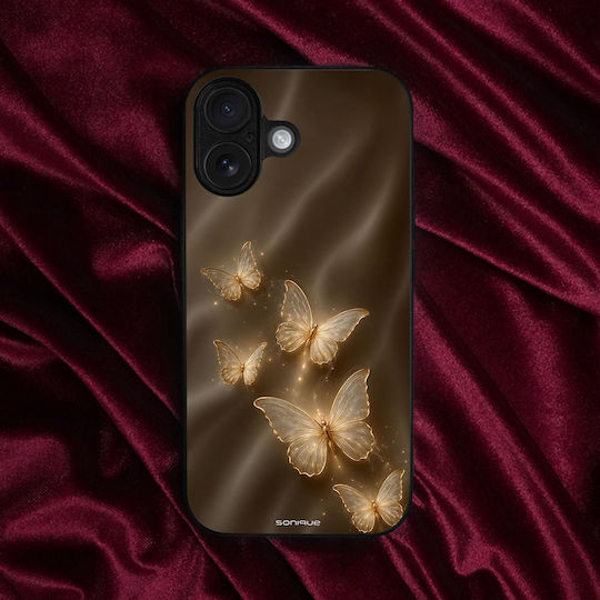 Θήκη Sonique Diva Series Motorola Edge 50 Ultra Χρυσές Πεταλούδες