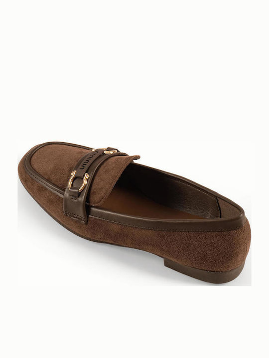 Women's Loafers In Brown Colour