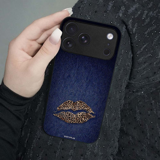 Sonique Diva Series Case Motorola Moto G84 5g Denim Leopard