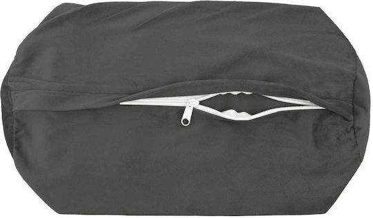 vidaXL Sofa-Kissen Heerlen aus Samt Dunkelgrau 15x40cm