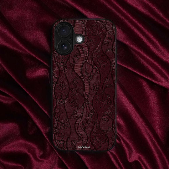Калъф Sonique Diva Series Realme Note 60 4g Бордо Дантела