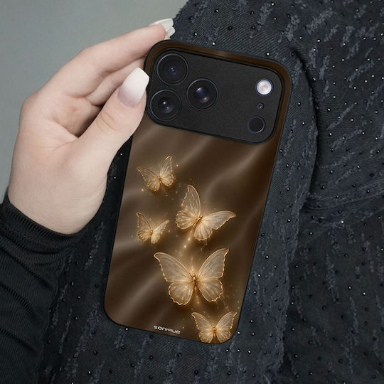 Θήκη Sonique Diva Series Motorola Edge 50 5g Χρυσές Πεταλούδες