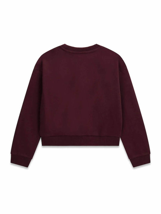 Kinder-Sweatshirt Burgundisch
