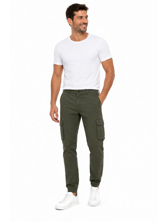 Pantaloni bărbați Cargo Relaxed Fit Kaki