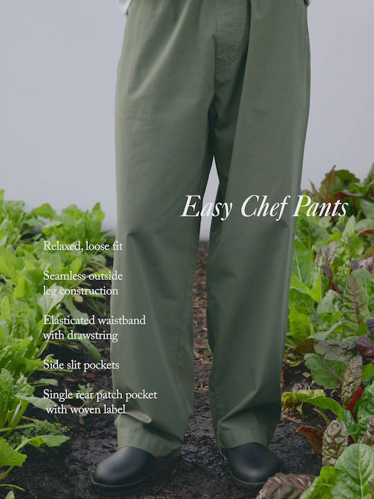 Men's Trousers Relaxed Fit Green Leopard
