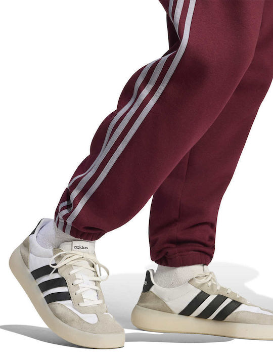 Herren-Sweatpants Jogginghose Burgundisch