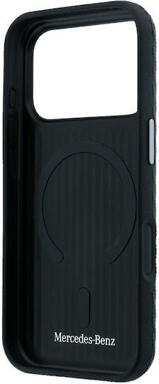 Mercedes Leder Semi Wrap Holzoptik Magsafe Iphone 18 Pro Max 17 Pro Max Schwarz