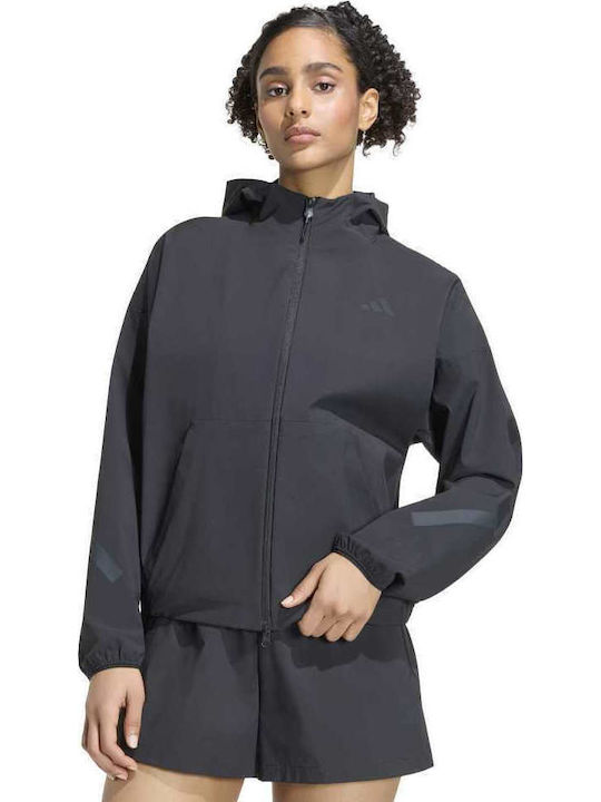 adidas Z.N.E. Sportliche Jacke in Schwarz