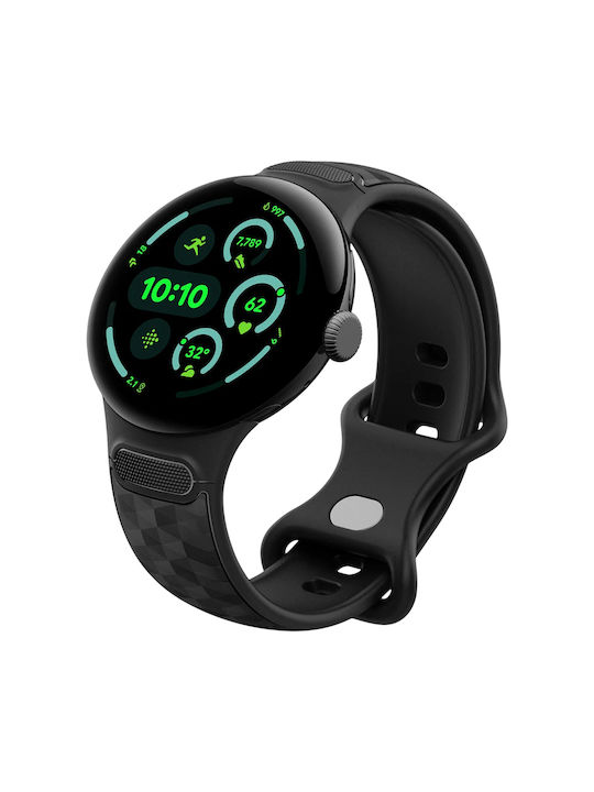 Spigen Parallax Amp10192 Google Pixel Watch 5 Watch 4 Watch 3 45mm Matt Schwarz