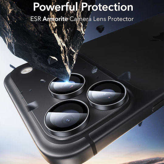 ESR Протектор за камера Tempered Glass Черен за iPhone 18 Pro / iPhone 18 Pro Max