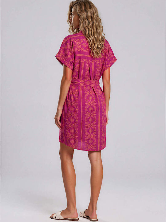 Pink Label Καφτάνι Παραλίας Orange