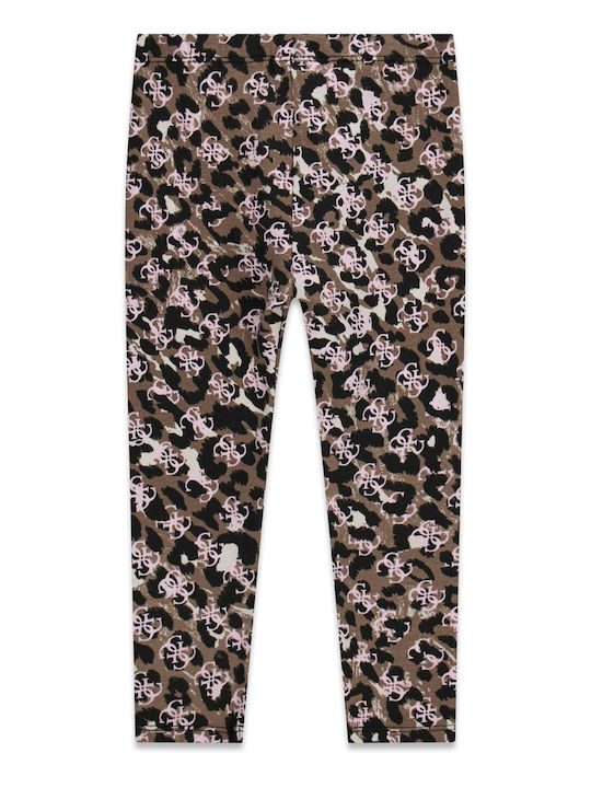 Guess Kinderleggings Kurze Braune Leggings