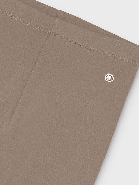 Kids Long Leggings Brown Light
