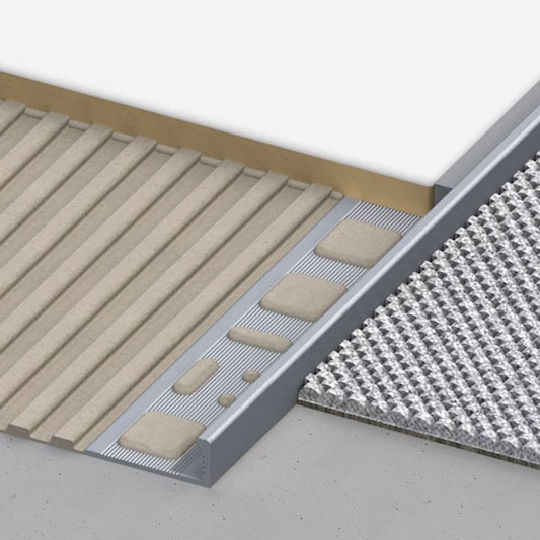 Προφίλ Πλακιδίων Πολλαπλών Χρήσεων 10mm X 2,5m Αλουμινίου