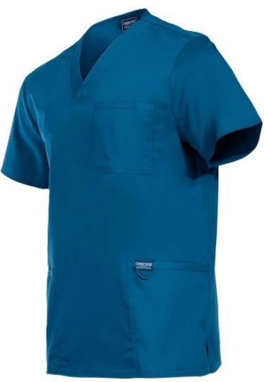 Cherokee Men's Medical Blouse Petrol Blue