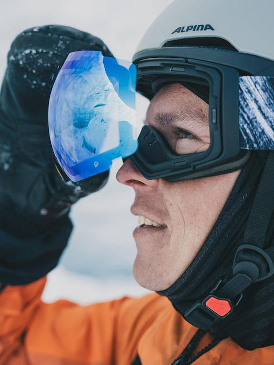 Alpina Mag Q Маска За Ски И Сноуборд За Възрастни С Огледален Polarized Филтър Alpina Mag Q Маска За Ски И Сноуборд За Възрастни С Огледален Polarized Филтър