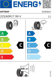 Aptany Runflat 225/60R17 99VV Θερινό Λάστιχο Αυτοκινήτου