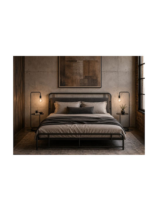 Bronzedesign Stehlampe Schwarz