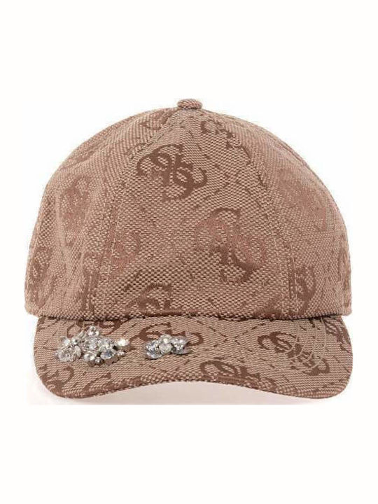Guess Audrey Дамска бейзболна шапка Бежова Guess Audrey Дамска бейзболна шапка Бежова