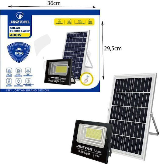 Lamp Водоустойчив Соларен LED Прожектор 400W Студено Бяло 6500K с Дистанционно IP66