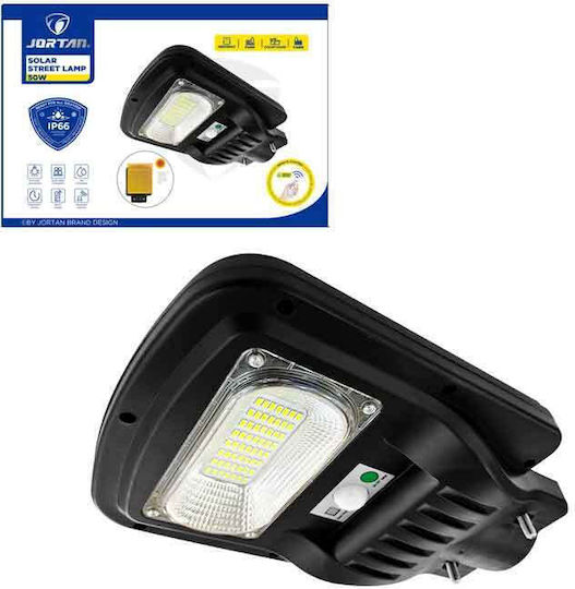 LED Водоустойчив Соларен Уличен Фенер 50W с Датчик за Движение, Фотосензор и Дистанционно IP66