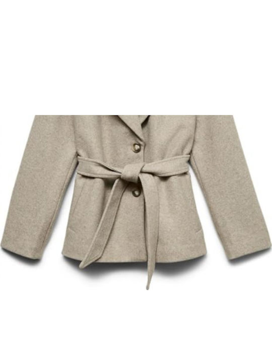 Дамско Half Coat Silver/mink Melange
