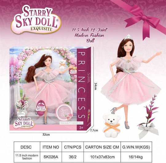 Princess - Sk026a Doll For 3+ Years 32cm