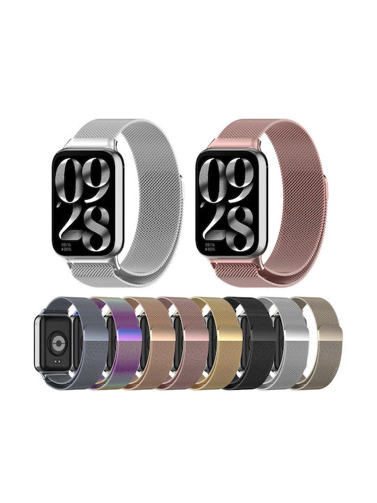 Xiaomi Band 10 Pro 9 Pro 8 Pro Xdfind Milan Magnetic Stainless Steel Watch Bracelet Pink