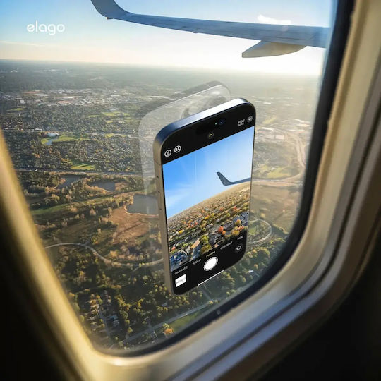 Стойка Elago Phone Mount За Мобилни Smartphones Magsafe & Вендуза Силикон Ice Red Emssuction-ired