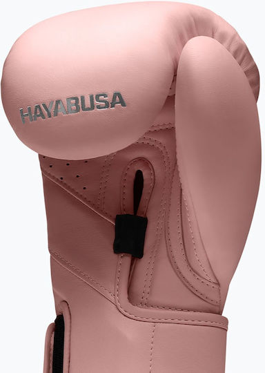 Hayabusa Mănuși de box din piele pentru competiție roz