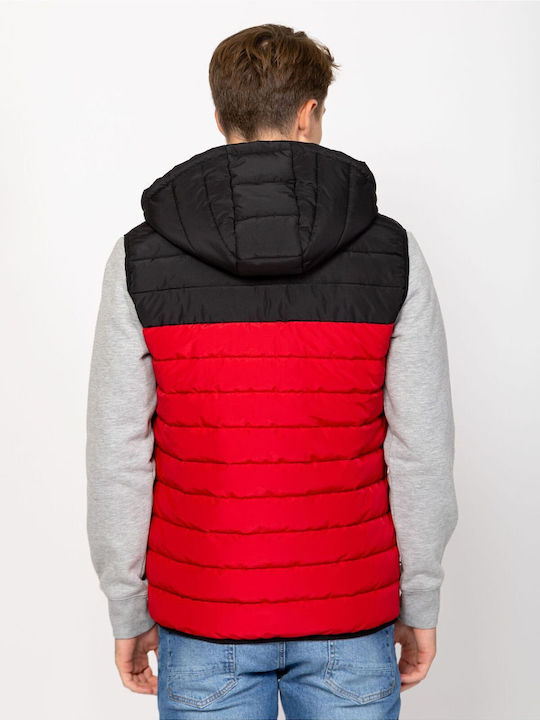 Geacă fără mâneci Puffer cu protecție împotriva vântului Tomato