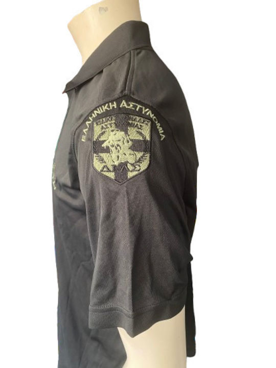 Monza 0404 Polo cu mânecă scurtă Embleme brodate DIAS Police