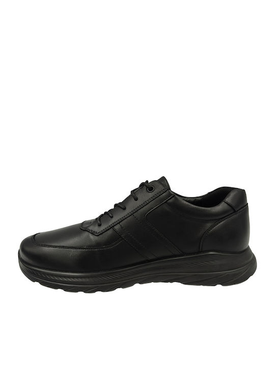Deri Αν Herren Freizeitschuhe Schwarz