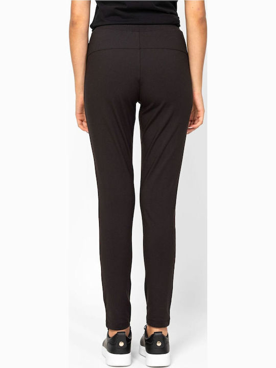 Pantaloni Dama Din Țesătură Negru