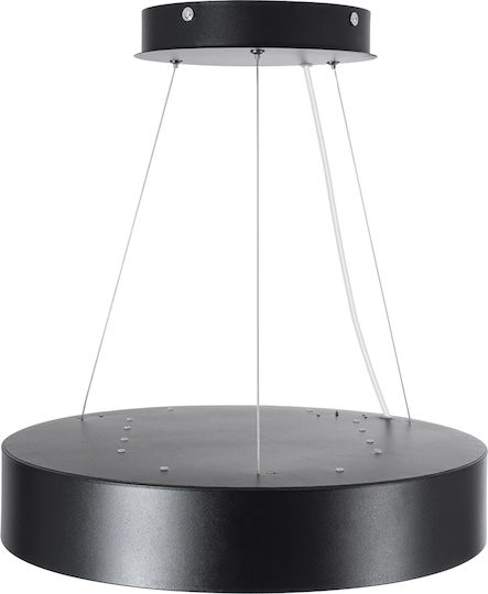 GloboStar Burton Πλαφονιέρα Οροφής 40εκ. Λευκή με Ενσωματωμένο LED