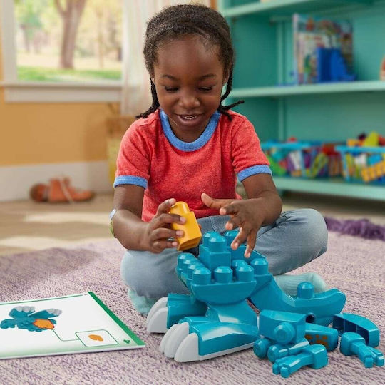 Fisher Price Bildungsklötze Mega Bloks Dinosaurier für 3+ Jahre 25 Stück