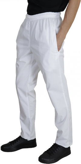 Axon Safety Pantaloni Sugar de bucătar Unisex Albi Axon 004917-white