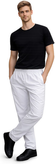 Axon Safety Pantaloni Sugar de bucătar Unisex Albi Axon 004917-white
