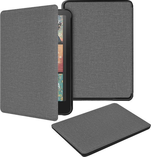 Inkora Flip Cover Dauerhafte Graue Kindle Paperwhite 2024