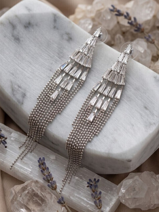 Sk3588 Μακριά Statement Σκουλαρίκια Art Deco Chandelier Waterfall – Grekas Jewelry Sk3588 Μακριά Statement Σκουλαρίκια Art Deco Chandelier Waterfall – Grekas Jewelry