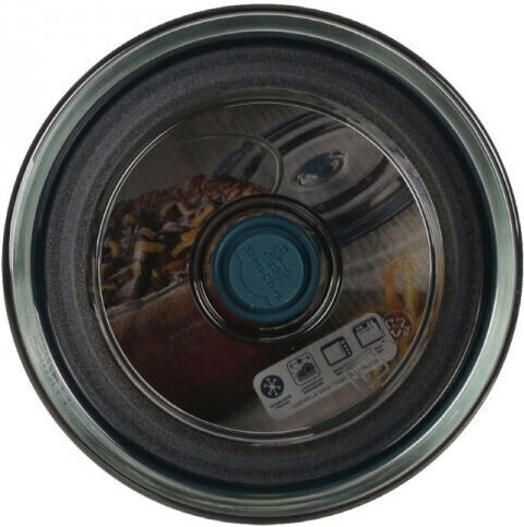 Santa Clara Vas De Gătit Rezistent La Căldură Rotund Din Sticlă Cu Capac 15.6x15.6cm