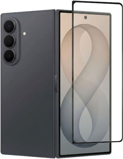 Avizar Tempered Glass Galaxy Z Fold 8 Ultra External Screen Full Glue Black Transparent