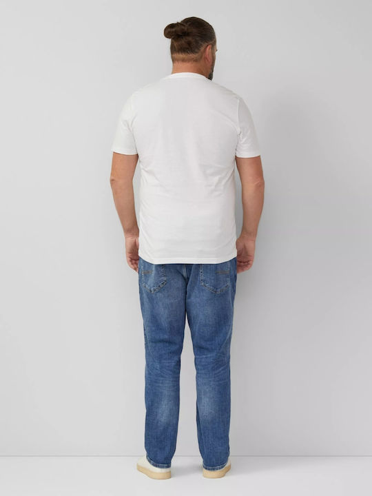 Casby Pantaloni de blugi pentru bărbați Relaxed Straight Fit Albastru