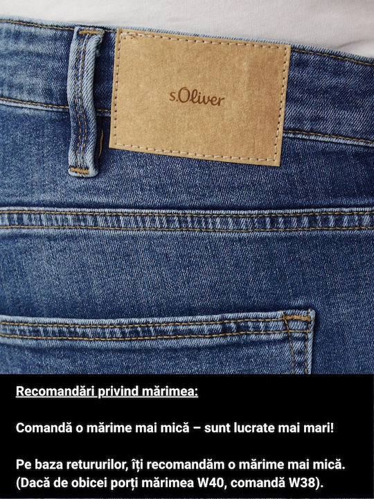Casby Pantaloni de blugi pentru bărbați Relaxed Straight Fit Albastru