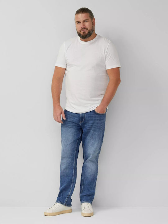 Casby Pantaloni de blugi pentru bărbați Relaxed Straight Fit Albastru